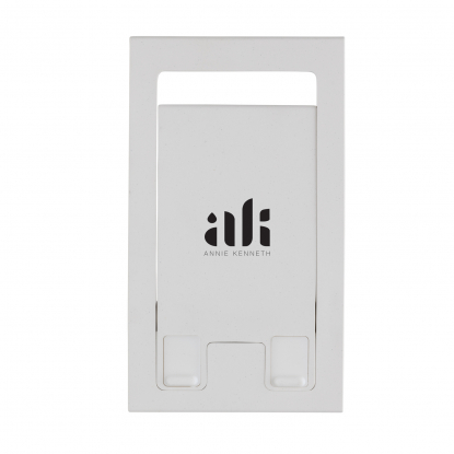 Складная подставка для телефона SnapStand из переработанного пластика RCS, белая