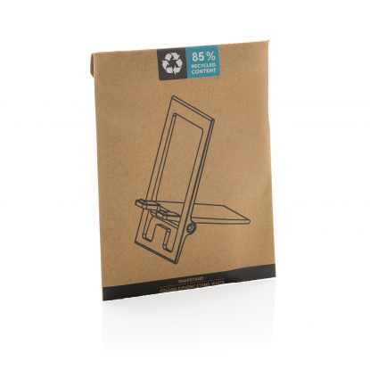 Складная подставка для телефона SnapStand из переработанного пластика RCS, коробка