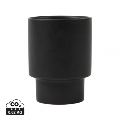 Стакан VINGA Nagano pure из глины RCS, чёрный