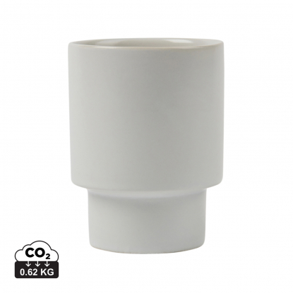 Стакан VINGA Nagano pure из глины RCS, кремовый