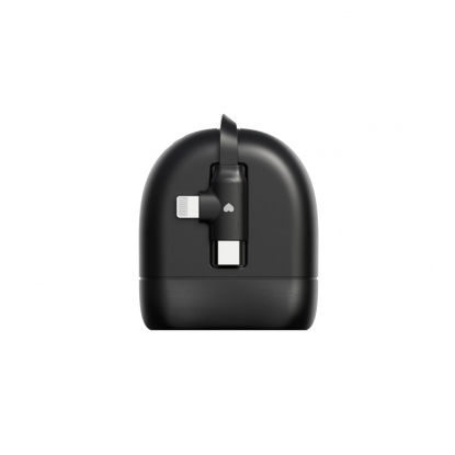 Кабель Xoopar ICE-R с ретрактором 2 в 1, разъёмы USB-C и Lightning, 60 Вт