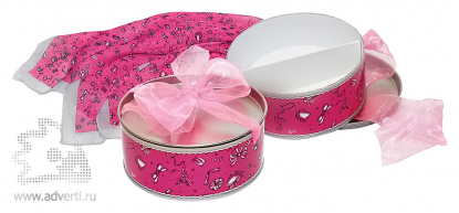 Набор Парижские штучки Розовый с платочком, общий дизайн