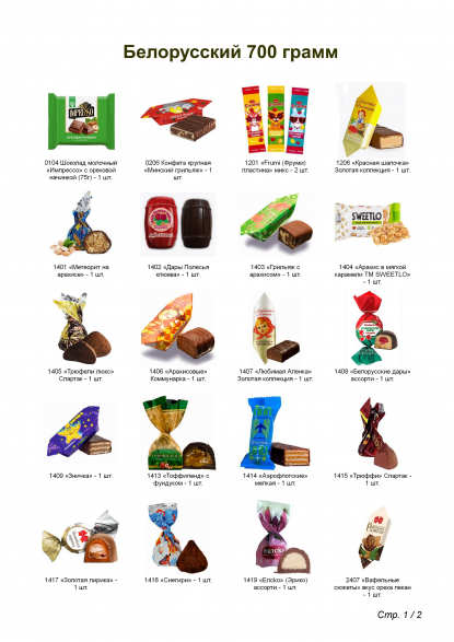 Новогодний подарок Скандинавия, белорусский