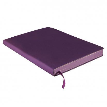 Блокнот NIKA soft touch, фиолетовый
