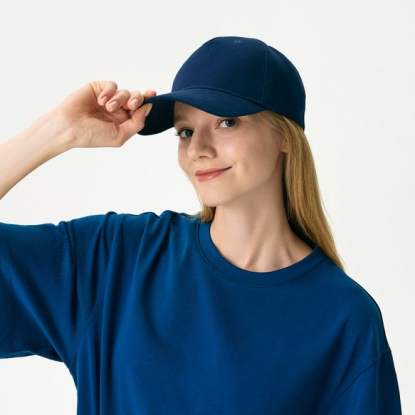 Бейсболка Фит (Fit), синяя