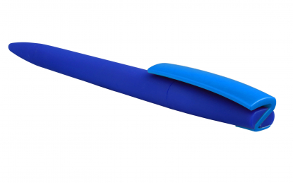 Ручка ZETA SOFT BLUE MIX, синяя с голубым