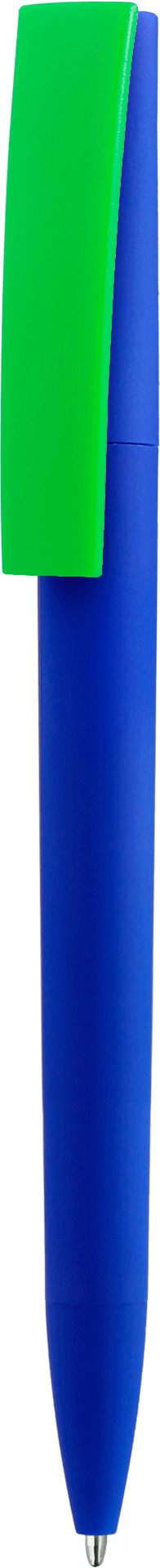 Ручка ZETA SOFT BLUE MIX, синяя с салатовым