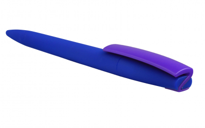 Ручка ZETA SOFT BLUE MIX, синяя с фиолетовым