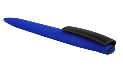Ручка ZETA SOFT BLUE MIX, синяя с черным