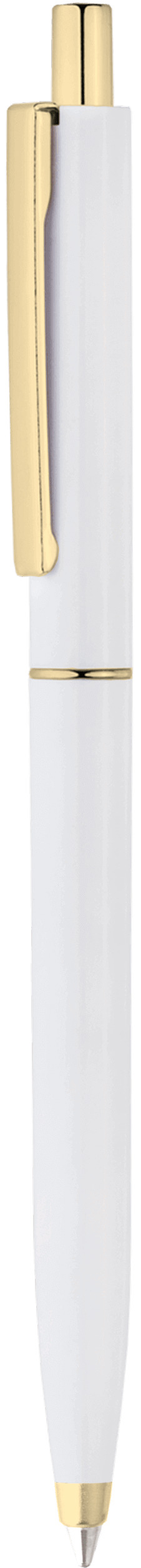 Ручка TOP GOLD, белая