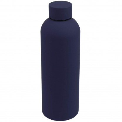 Термобутылка вакуумная ALASKA SOFT, темно-синяя