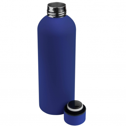 Термобутылка вакуумная ALASKA SOFT, синяя