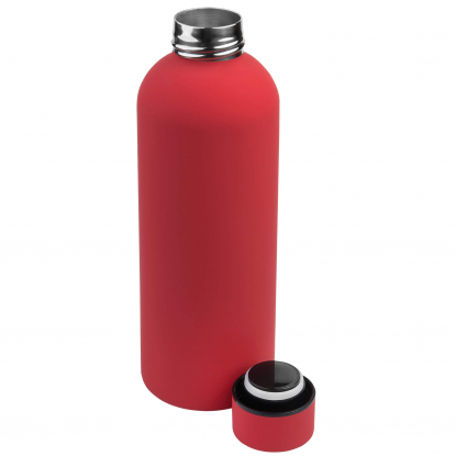 Термобутылка вакуумная ALASKA SOFT, красная