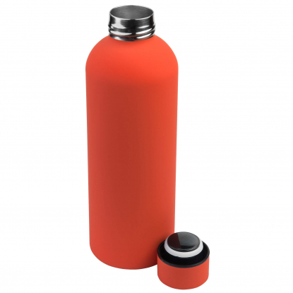 Термобутылка вакуумная ALASKA SOFT, оранжевая