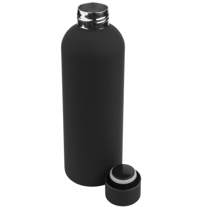 Термобутылка вакуумная ALASKA SOFT, черная