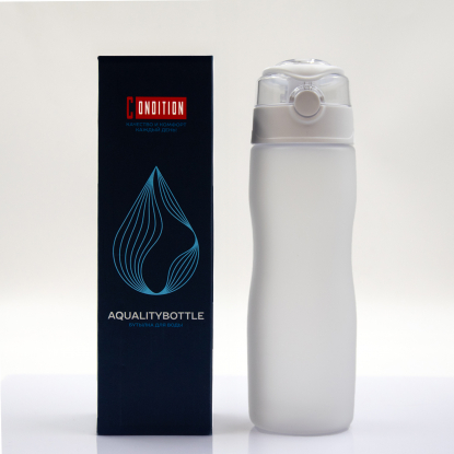Бутылка для воды AqualityBottle, белая