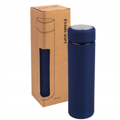 Термос EVANS SOFT, темно-синий