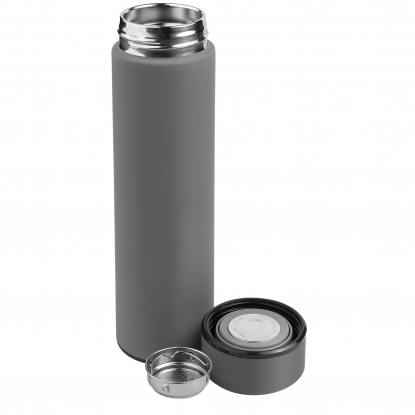 Термос EVANS SOFT, серый