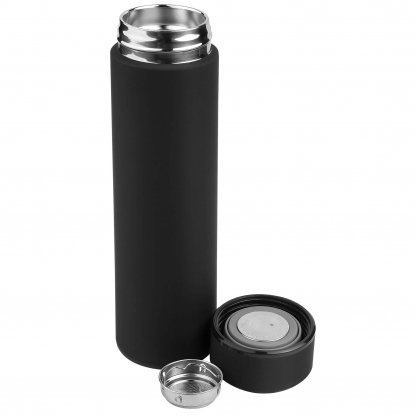 Термос EVANS SOFT, черный