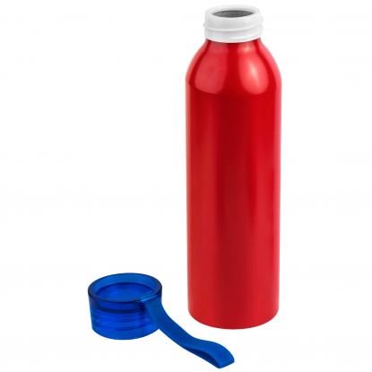 Бутылка для воды VIKING RED, красная с синей крышкой