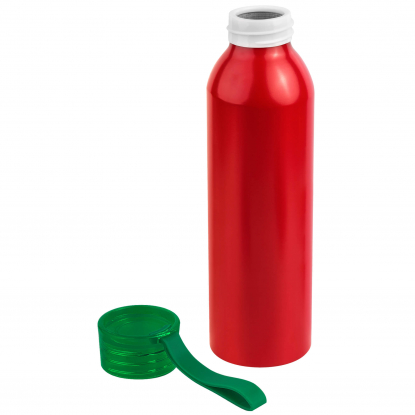 Бутылка для воды VIKING RED, красная с зеленой крышкой