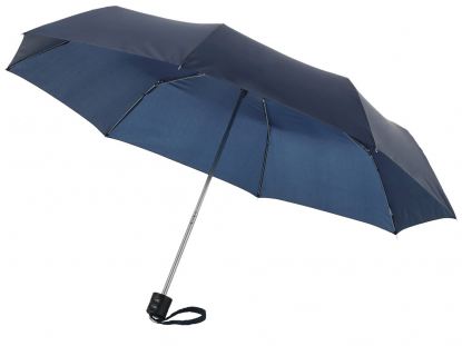 Зонт складной Ida, темно-синий