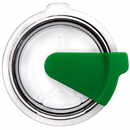 Кружка с крышкой Velvet Duo, софт-тач, чёрная с зеленым