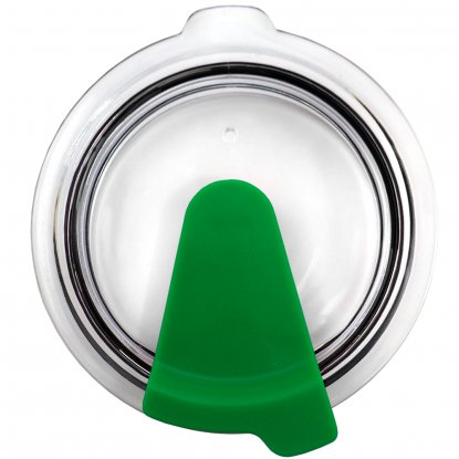 Кружка с крышкой Velvet Duo, софт-тач, чёрная с зеленым