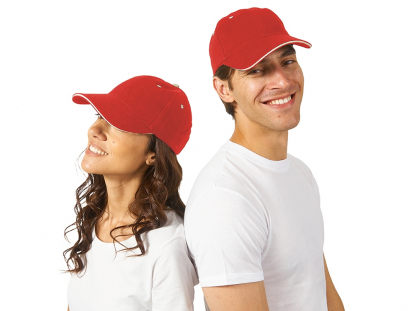 Бейсболка New Castle, красная