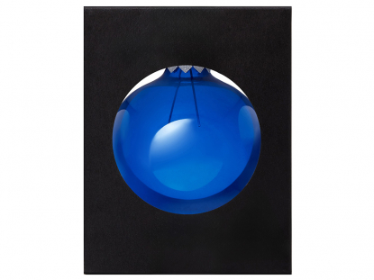 Стеклянный елочный шар Frozi, синий