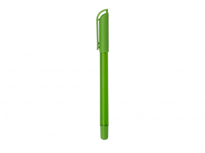 Ручка шариковая пластиковая Delta из переработанных контейнеров, зеленая