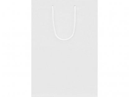 Пакет подарочный Imilit T, белый, вид спереди