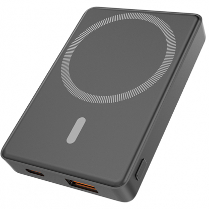 Магнитный внешний аккумулятор Magnetic с беспроводной зарядкой, 5000 Mah