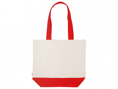 Сумка для шоппинга Cotton из переработанного хлопка, 280 г/м2, красная