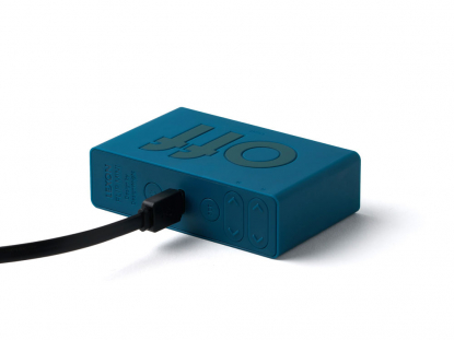 Часы настольные Flip Mini, темно-бирюзовые