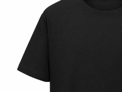 Футболка унисекс с пич отделкой Kyoto, черная