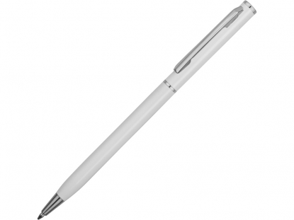 Ручка шариковая Атриум Silver, белая