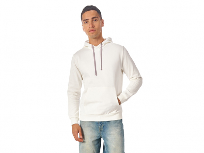 Толстовка с капюшоном Stream, унисекс, белая, 3XL