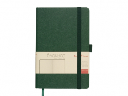 Блокнот А5 City, зеленый