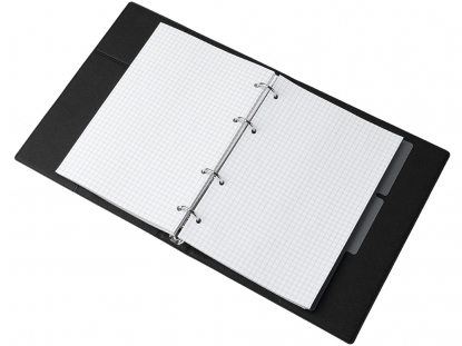 Блокнот на кольцах Favor, черный