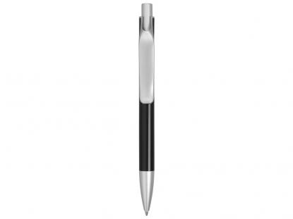 Ручка металлическая шариковая Large, черная, вид сзади
