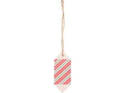 Деревянная подвеска на елку Sweet