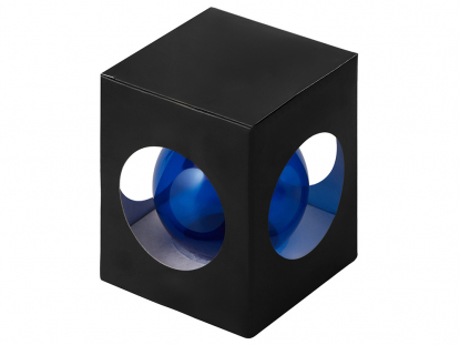 Стеклянный елочный шар Frozi, синий