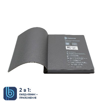 Ежедневник Bplanner.04, серый