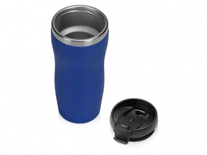Термокружка Double wall mug С1 soft-touch, синяя