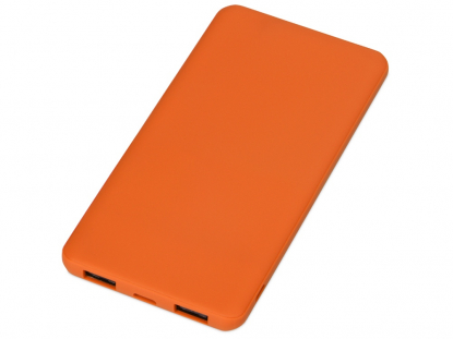 Портативное зарядное устройство Reserve с USB Type-C, 5000 mAh, оранжевое