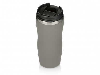 Термокружка Double wall mug С1 soft-touch, серая
