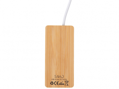 USB хаб с подсветкой лого Reedia S5, 3*USB, 1*Type C