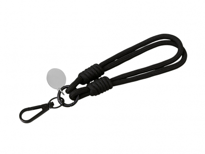 Брелок-браслет Bohemian с тканевым держателем для телефона, черный