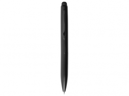 Ручка металлическая шариковая со стилусом Rocky, черная